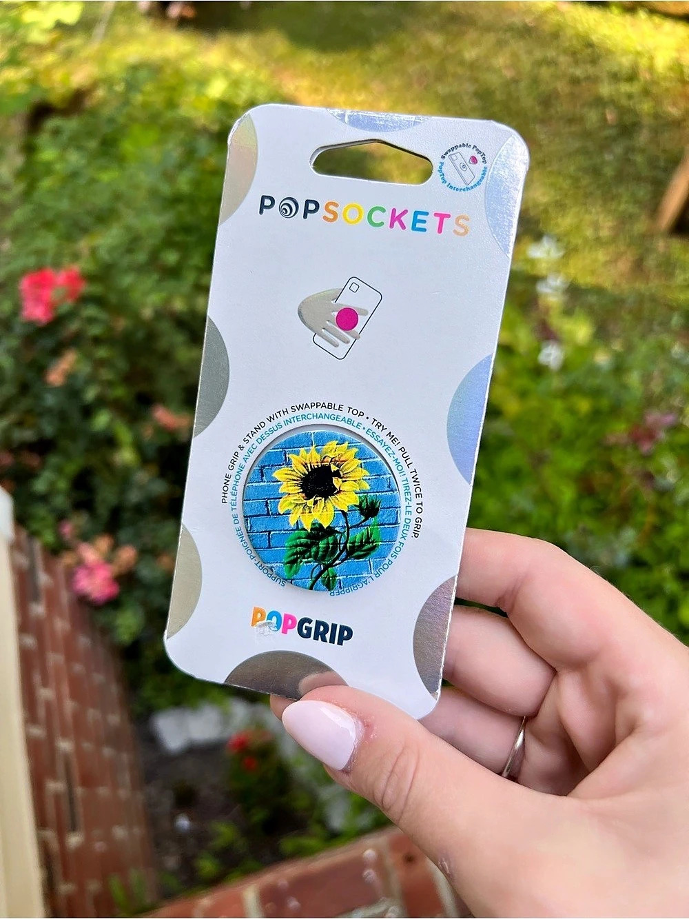 PopSockets PopGrip Sunflower Floral Phone Grip NWT